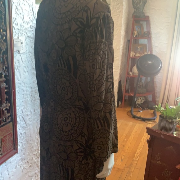 Vintage inspired rayon print dress - Picture 7 of 8